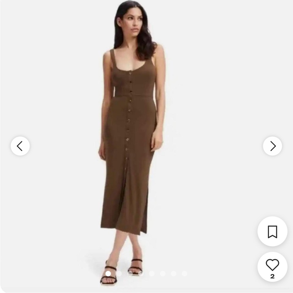 NWT Good American Button Down Dress 💕